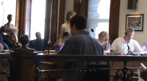 I address Wilkes-Barre City Council at its July 2013 meeting