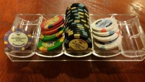 $829 profit from a January No Limit Texas Hold 'Em session - my initial cash on hand of $1540 grew.